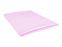 Prześcieradło bawełniane bez gumki 160x200 jasnoróżowe