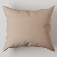 Beżowa Poszewka jednobarwna satyna bawełniana 70x80 beżowy