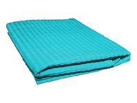 Prześcieradło z kory bez gumki 160x200 turkusowe