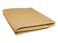 Prześcieradło z kory bez gumki 160x200 beżowe