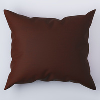 Brązowa Poszewka jednobarwna satyna bawełniana 70x80 ciemny brąz