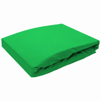 Prześcieradło bez gumki 160x220 Jersey Zielone