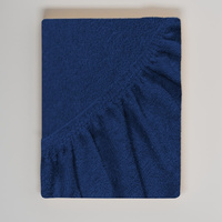 Pokrowiec na fotel kosmetyczny frotte Granatowy