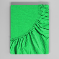 Prześcieradło z gumką do łóżeczka 80x160 Jersey Zielone