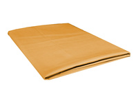 Prześcieradło bawełniane bez gumki 160x200 musztarda